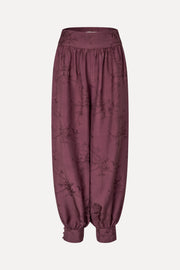 Stine Goya Balloon Pants With Hem Cuff Pants Bordeaux