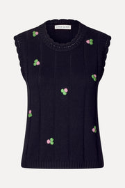 Stine Goya Bubble Knit Vest Knit Black