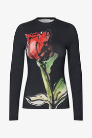 Stine Goya Elastic Long Sleeve Top Top The Rose