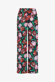 Stine Goya Elasticated Long Pants Pants Painted Rose Garden