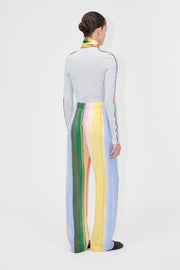 Stine Goya Elasticated Long Pants Pants Pastel Hue