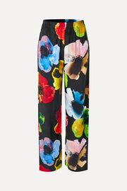 Stine Goya Elasticated Long Pants Pants Watercolor Bloom