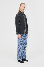 Stine Goya Elasticated Straight Pants Pants Night Ditzy Floral / Day Ditzy Floral