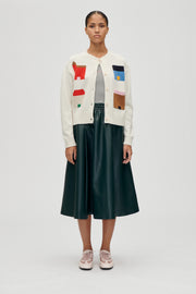 Stine Goya Gathered Waist Midi Skirt Skirt Dark Green