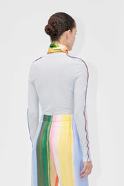 Stine Goya Long Sleeve Crewneck Top Top Light Blue