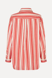 Stine Goya Loose Long Sleeve Shirt Top Scarlet Trot