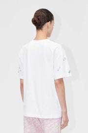 Stine Goya Oversize Short Sleeve T-Shirt Top Wild Flower Beads