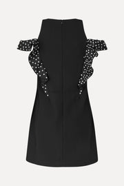 Stine Goya Ruffle Sleeve Mini Dress Dress Black