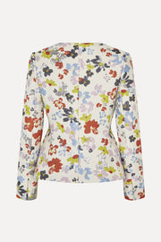 Stine Goya Scooped Neckline Tailored Jacket Jacket Skyfall Flowers