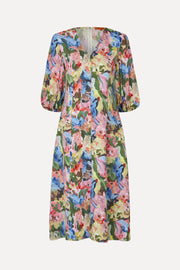 Stine Goya Three-Quarter Sleeve Midi Dress Dress Loves Me, Loves Me Not