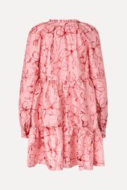 Stine Goya Tier Voluminous Mini Dress Dress Foil Foliage