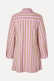 Stine Goya Tuck Sleeve Tunic Dress Dress Wallpaper Stripes
