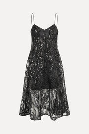 Stine Goya V Neck Midi Dress Dress Abstract Embellishment