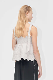 Stine Goya Adjustable Buckle Top Top Wild Quilted Flowers