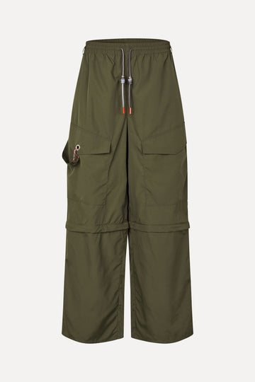 Stine Goya Bungee Tech Zip-Off Pants Pants Olive Night