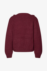 Stine Goya Crewneck Jumper Knit Flower Relief