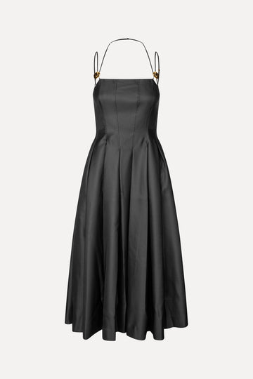 Stine Goya Double Strap High-Volume Dress Dress Black