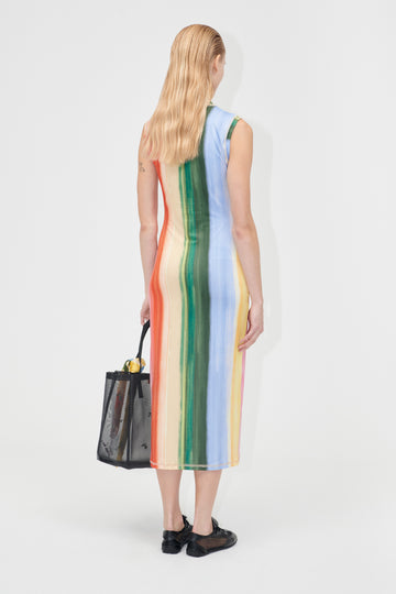 Stine Goya Elastic Tank Crewneck Dress Dress Rainbow Hue