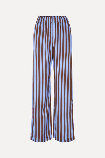 Stine Goya Elasticated Long Pants Pants Embroidery Stripe