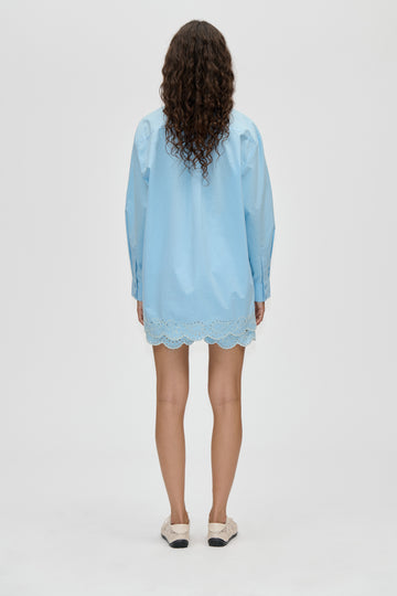 Stine Goya Elasticated Shorts Shorts Teapot Blue