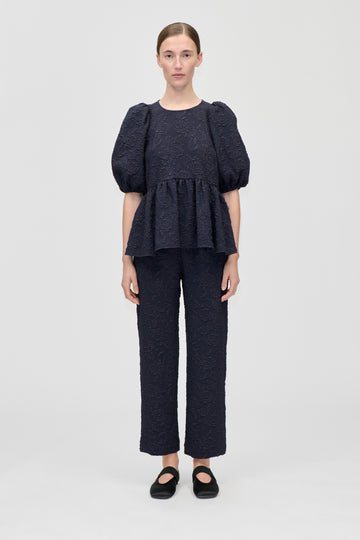 Stine Goya Elasticated Waistband Cropped Pants Pants Garden Relief