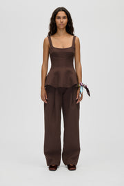Stine Goya Elevated Pleat Pants Pants Cocoa