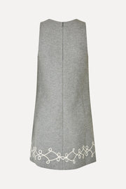 Stine Goya Embroidered Sleeveless Mini Dress Dress Tapered Embroidery Motif