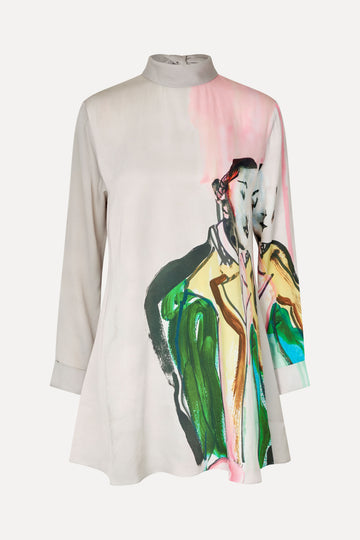 Stine Goya Flowy Ties Mini Dress Dress The Achiever