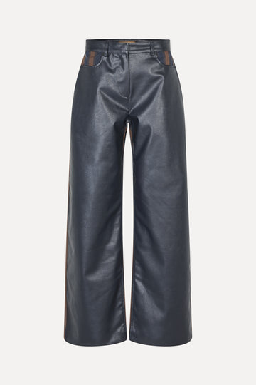 Stine Goya Hybrid Structured Pants Pants Midnight Stripes