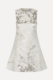 Stine Goya Kick Pleat Mini Dress Dress Lurex Garden