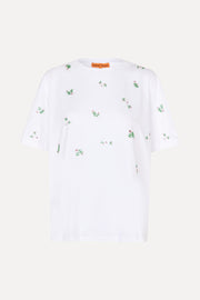 Stine Goya Oversize Short Sleeve T-Shirt Top Wild Flower Beads