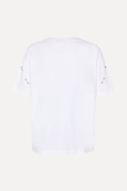 Stine Goya Oversize Short Sleeve T-Shirt Top Wild Flower Beads