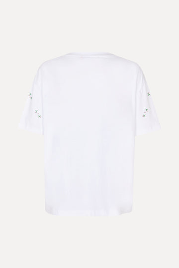 Stine Goya Oversize Short Sleeve T-Shirt Top Wild Flower Beads