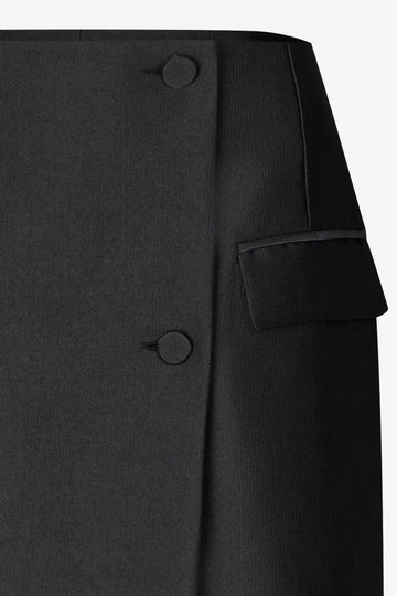 Stine Goya Pencil Midi Skirt Skirt Black