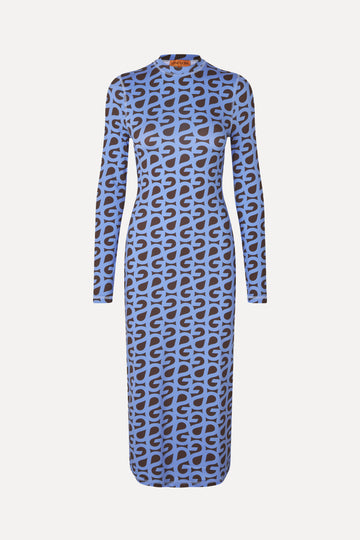 Stine Goya Pullover Long Sleeve Midi Dress Dress SG Logo