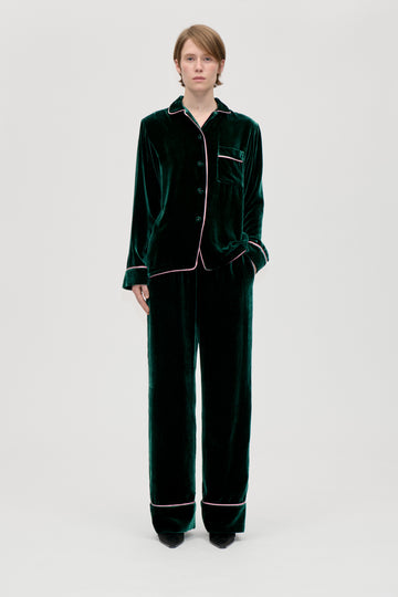 Stine Goya Pyjama Pants Pants Jade Green / Blush