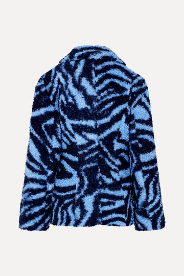 Stine Goya Rosemary Jacket Coat 4028 Moirée Blue