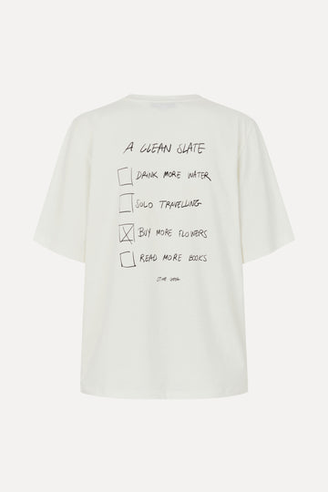 Stine Goya Short Sleeve T-Shirt Top Petunia Bouquet, A Clean Slate