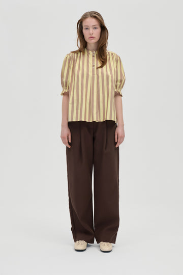 Stine Goya Smocked Gathered Top Top Equestrian Sun