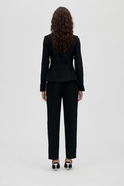 Stine Goya Straight Tailored Ankle Pants Pants Black