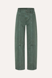 Stine Goya Structured Long Pants Pants Dark Green
