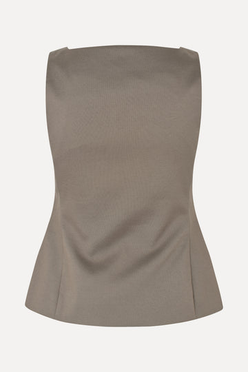 Stine Goya Tailored Tank Vest Top Cherries On A Paisley