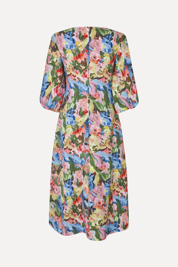 Stine Goya Three-Quarter Sleeve Midi Dress Dress Loves Me, Loves Me Not
