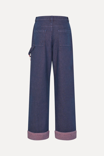 Stine Goya Twist Knee Seams Pants Pants Dusky / Dried Rose