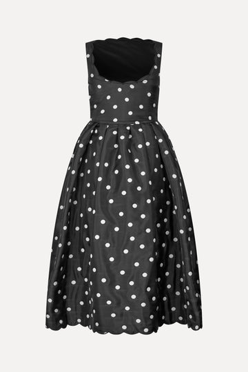 Stine Goya Voluminous Midi Dress Dress Quilted Dots