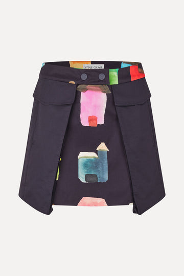 Stine Goya Waistbelt Mini Skirt Skirt Refugios