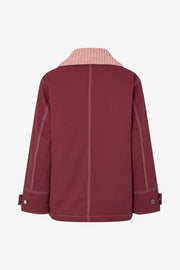 Stine Goya Workwear Boxy Jacket Outerwear Merlot