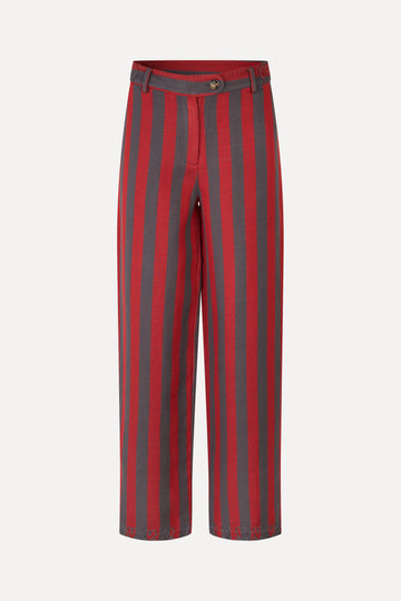 Stine Goya Workwear Tab Pants Pants Rider's Stripe